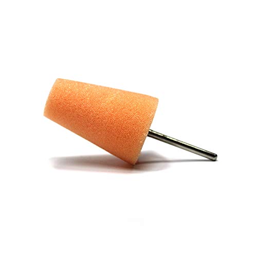 Maxshine 10 Pieces MN01 Mini Rotary Polishing System Accessory - 1.75" Orange Foam Pad, Precision Buffing & Polishing for Tight Spaces, Ideal for Professional Car Detailing