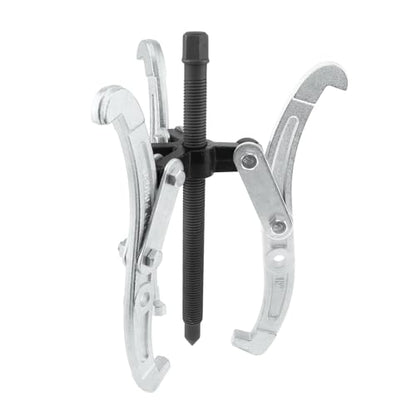 ChgImposs 10 Inch 3-Jaw Gear Puller, 2 Jaw 3 Jaw Puller for Pulley Gears Bearings and Flywheels, Heavy Duty Pulley Puller with Reversible Jaws, High Carbon Steel Removal Tool Bearing Puller Tool - size: 10 Inch