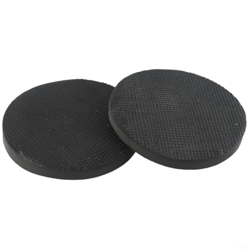 2pcs 6 Inch Clay Bar Sponge Pads for Car Detailing - Cleaning Disc to Remove Grease Rust Stains - Reusable Washable Applicator for Auto Paint Care Black