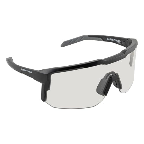 KLEIN TOOLS Blade Safety Glasses, ANSI Z87.1+, Anti-Fog/Scratch-Resistant,99.9% UV Protection, Class-1 Clarity Lens - color: Clear