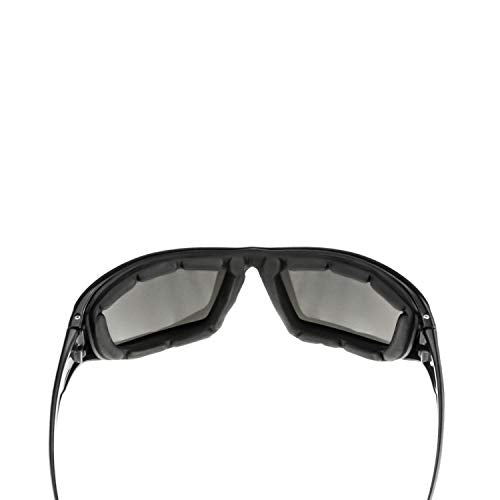 Radians Extremis Foam Lined Safety Glasses - Black Frame