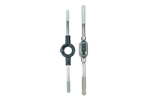 Century Drill & Tool 98904 Fractional Tap & Die Set, 24 Piece | 24 Piece Fractional Tap & Die Set, Precision-Cut Threads for Clean, Accurate Results: Each plug tap and hex - size: 24-Piece