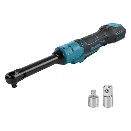 2026 Upgraded Brushless 3/8" Cordless Ratchet Wrench Compatible with Ma-kita 18V Batteries (No Battery), 60 ft-lbs Max Torque, Variable Speed, LED Light for Auto, Home & Workshop