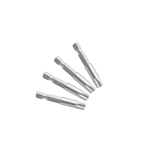 TEMO 25 pc T45 Torx Star Head Screwdriver Bit Set, S2 Steel 6 Point T-45 2 Inch Screwdriver Insert Bits - size: T45 2"L