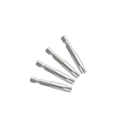 TEMO 25 pc T45 Torx Star Head Screwdriver Bit Set, S2 Steel 6 Point T-45 2 Inch Screwdriver Insert Bits - size: T45 2"L