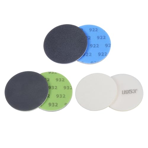 New Glass Scratch Repair Kit Mesh Net Coarse Sanding Fine Sanding Polishing Pads Abrasive Discs for Glass Scratch Removal (3 inch) - size: 3 inch