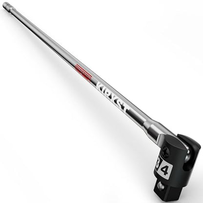 41-Inch 3/4” Drive Breaker Bar, Heavy Duty Extension Breaker Bar, 250° Rotatable Head, Premium Chromium Molybdenum Steel, Mechanical Work, Automobile and Motorcycle Maintenance and Repair - size: 3/4" 41 in