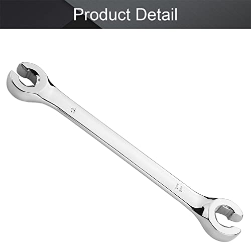 Utoolmart Flare Nut Wrench, 9mm x 11mm Metric Double Open End, 1Pcs - color: 1pcs, size: 9x11mm