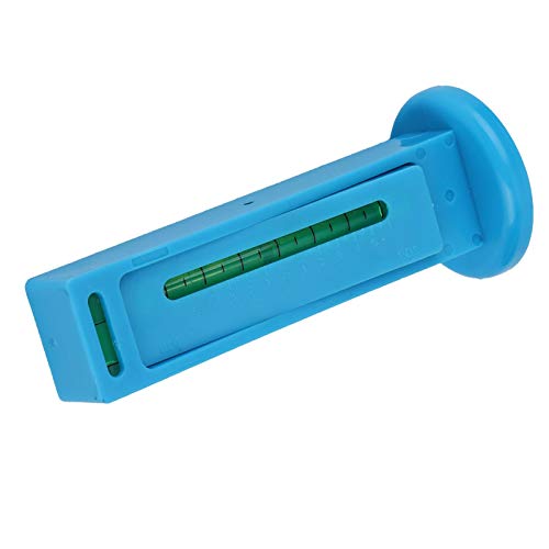 4 Wheel Positioning Magnetic Level Gauge, Wheel Alignment Tool for Camber and Caster Adjustment, Magnetic Gauge Tool with ±5° Precision Level for Car Truck Tire Alignment (Blue) - color: Blue