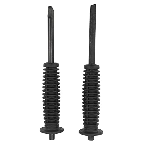 2Pcs CV Axle Nut Tool, Carbon Steel Axle Nut Removal Tool, 6.7in Axle Nut Punch Tool, Drive Axle Nut Installer and Remover Tool with Anti Slip Rubber Handle Replacement for ES