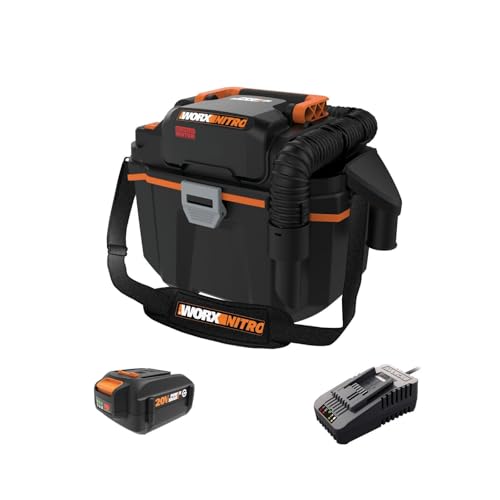 WORX Nitro WX031L 20V 2.1 Gal Cordless Wet/Dry Vacuum, Black - style: 20V Cordless Wet/Dry Vacuum