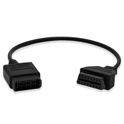 OBD1 to OBD2 Adapter Cable for Nissan Vehicles OBD2 16Pin to OBD1 14Pin OBDII Car Diagnostic Connector Compatible with OBD II Diagnostic Scanner (14Pin for Nissan)