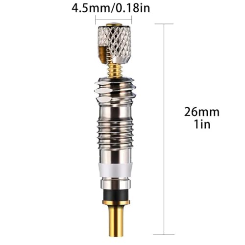 Presta Valve Core Kit Valve Stem Removal Tool Detachable Universal for Tubeless Road MTB Bike Bicycle Tires Repair 10pcs