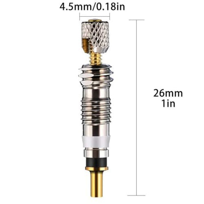 Presta Valve Core Kit Valve Stem Removal Tool Detachable Universal for Tubeless Road MTB Bike Bicycle Tires Repair 10pcs