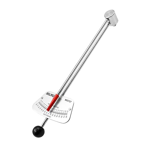 MILMUMU 1/4" Drive Beam Torque Wrench Precision Instrument | Compatible with SAE and MM Bicycle and Automotive Wrench -0-80 Inch-Pounds, 0-9 Newton Meters