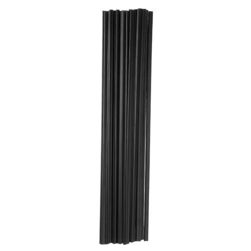 MECCANIXITY 10 Inch Plastic Welding Rods, Double-Strand Round Sticks ABS Welding Rods for Plastic Welder Kayak Car Bumper Repair Pack of 30 Dia 5mm, Black - color: Black, size: 10 Inch