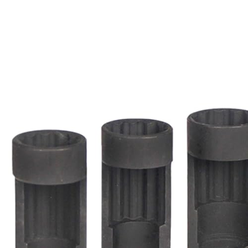 Shock Absorber Removal Strut Socket Set Suspension Nut Socket Kit Made from Steel Useful for Strut Nut Disassembly Suitable for Car Repair DIY, 6 Pieces - color: 6 Pieces