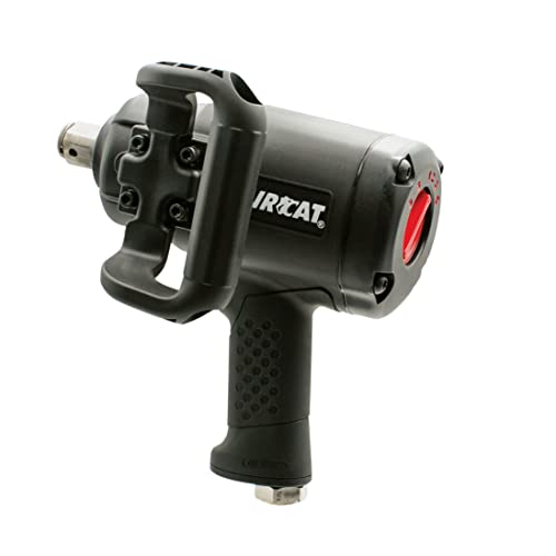 AirCAT 1870-P 1" Low Weight Pistol Impact wrench 2100 ft-lbs , Black , Medium