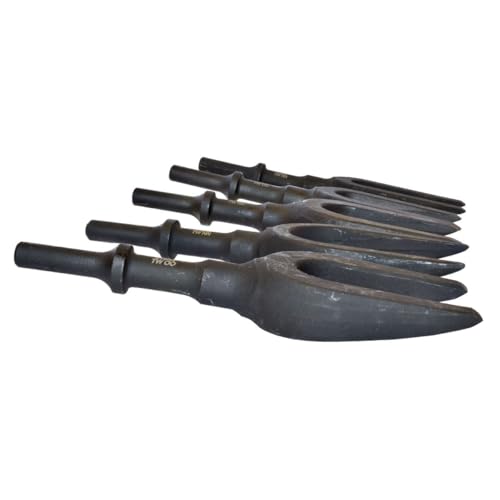 Mayhew Tools 31940 Pneumatic Separating Fork, 5-Piece Set, Black Oxide Finish - size: 5 Piece Set