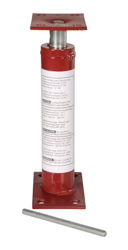 Vestil FJB-16 Basement Floor Jack 16 In. Maximum Height 9,738 Lb. Capacity Red