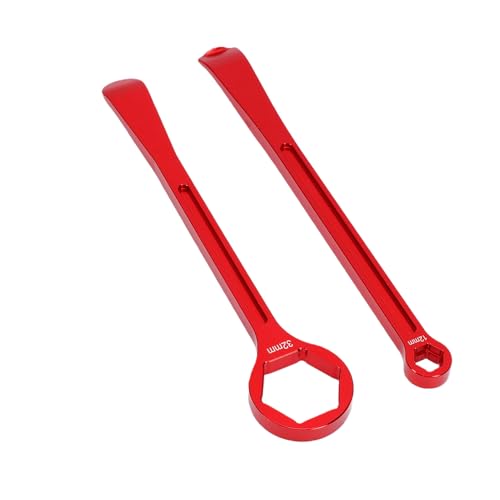 Cryfokt Tire Spoons Tool Set, High Strenght Aluminium Alloy Motorcycle Tire Combo Levers Set, Dual Function Motorcycle Changing Tool Kit for, Dirt Bike, Lawn Mower