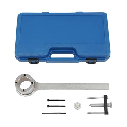 Crankshaft Pulley Removal Tool Kit for Land Rover Jaguar V8 4.4L, Engine Damper Puller & Installer Set, Professional Land Rover V8 Engine Crankshaft Pulley Tool 3.2 3.4 4.2 4.4L Removal Tool