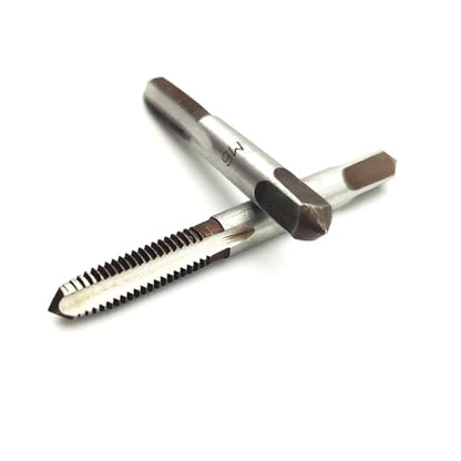 AtticZone M6 x 1.0 Metric Hand Thread Tap, Right Hand, Alloy Tool Steel, 1 Taper Tap, 1 Plug Tap for Metal Working DIY Industrial - size: M6x1.0