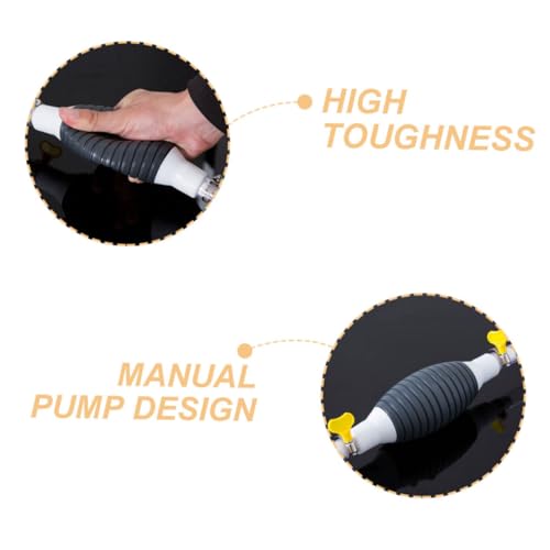 Amosfun Manual Oil Pump Hose Kit for Vehicles Efficient Fuel Transfer Pump Siphon Hose for Truck and Car Maintenance
