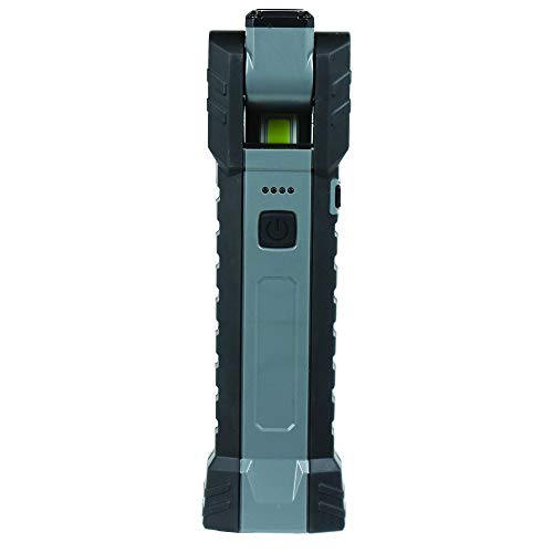 Feit Electric Compact Handheld LED Work Light Flashlight with 250/500 Lumens Ultra Bright, Magnetic Base, Hanging Hook, 6500K Daylight, Foldable and Rechargeable Handheld Flood Light - WORK500BAT - size: 13 inches