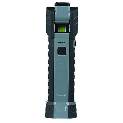 Feit Electric Compact Handheld LED Work Light Flashlight with 250/500 Lumens Ultra Bright, Magnetic Base, Hanging Hook, 6500K Daylight, Foldable and Rechargeable Handheld Flood Light - WORK500BAT - size: 13 inches