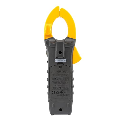IDEAL INDUSTRIES INC. 61-737 Digital AC Clamp Multi Meter 400 Amp 600-Volt, Red Electrical Clamp Meter, CAT III 600V | 0–400A AC, 0–600V AC/DC, TRMS, NCV, Diode Testing, Backlit Display, Probe Holder