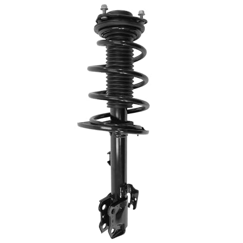 Detroit Axle - 2pc Front Struts for 2014-2019 Toyota Highlander [Excludes Sport Suspension], 2015 2016 2017 2018 Strut with Coil Spring Assembly Replacement Suspension Struts Shocks Assembly - size: 11647_11648/Pair