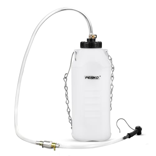 1L Brake Bleeder Bottle One Way Check Valve, Brake Fluid Bleeder Kit | 24 inch Tube and Rubber Connector, Collect Waste Brake Fluid - color: 1 L Reservoir Bottle with One Way Check Valve