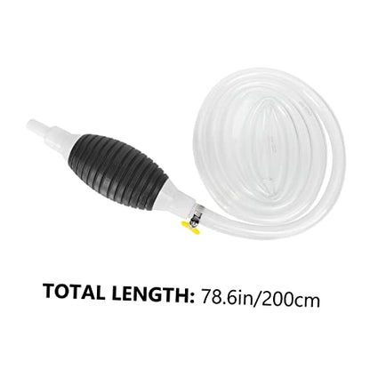 1Set Manual Transfer Pump Car Fish Siphon Hose Kit for Diesel and Water Durable Easy to Use No Backflow Design