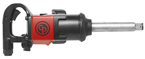Chicago Pneumatic CP7783-6 Air Impact Wrench (1 Inch), 6 Inch Ext. Anvil, Air Gun Industrial Repair & Assembly Tool, D-Handle, Pinless Rocking Dog, Max Torque Output 1770 ft. lbf/2400 Nm, 2400 RPM - style: With Extended Anvil