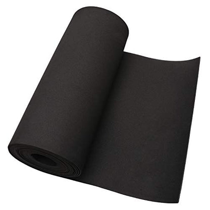 CASOMAN Professional Tool Box Liner, Drawer Liner, Shelf Liner, 18 inch(Wide) x 24 feet (Long), Non-Slip, Black - size: 18"W x 288"L