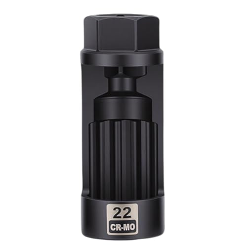6pcs Suspension Strut Nut Socket Set, 16mm 18mm 19mm 21mm 22mm 24mm Shock Absorber Strut Nut Removal Tool Socket Kit