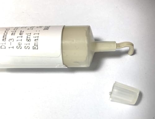 Diamond Lapidary Paste for Finest Mirror Finish Water Based 30% Concentration 5 Gram (5,000 grit / 1-3 microns) - size: 5,000 grit / 1-3 microns
