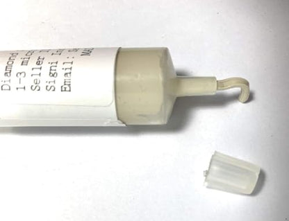 Diamond Lapidary Paste for Finest Mirror Finish Water Based 30% Concentration 5 Gram (5,000 grit / 1-3 microns) - size: 5,000 grit / 1-3 microns