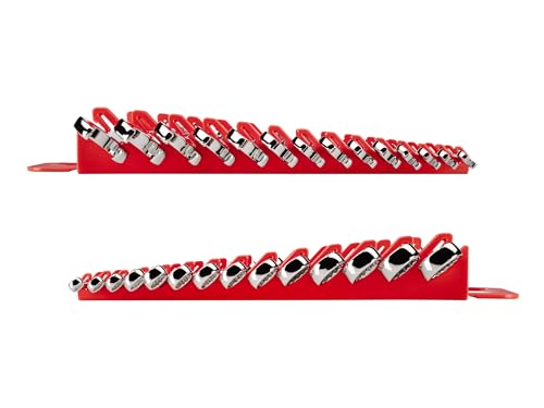 TEKTON Combination Wrench Set with Holder, 14-Piece (6-19 mm) | WCB92201 - size: 14-pc. (6-19 mm), style: Holder