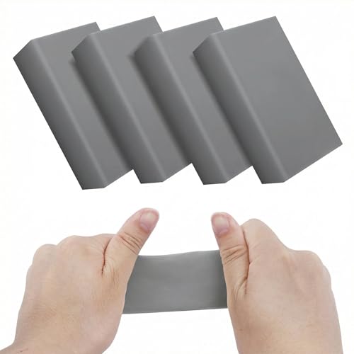 IPELY 4 Pack 100g Gray Clay Bar, Premium Clay Bars Auto Detailing Kit, Car Clay Bar for Car Wash, Magic Clay Bars Cleaner Remove Contaminants for Professional Car Detailing Clean