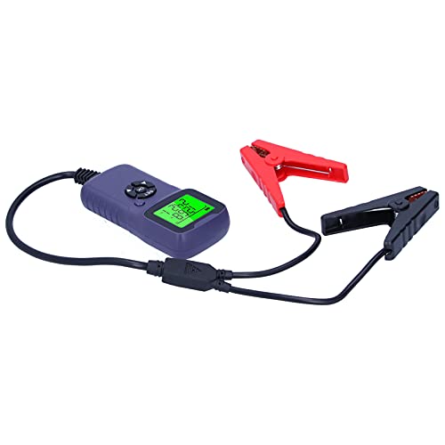 Generic Digital Car Battery Tester Automotive Analyzer for 12V Battery Diagnostic Tool ABS (Purple) - color: Purple