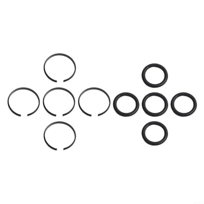 5 Sets Pneumatic Wrench Socket Retainer Rings with O-Rings for 3/8" 1/2" 3/4" 1" Air for Impact Wrenches, Metal Replacement Parts(1 inch) - color: 1 inch