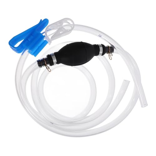 Alipis 1set Hand Gas Pump Siphon Hose Manual Transfer Pump Kit for Oil and Fluid Siphon Hose Integrated Valve for Automotive Motorcycle Use