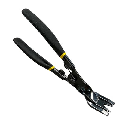 Automotive Panel Clip Removal Tool, Car Upholstery Trim Removal Pliers, Car Dashboard Fastener Push Pin Plier, Vehicle Interior Repair Tool for Most Vehicles (Yellow) - color: Yellow