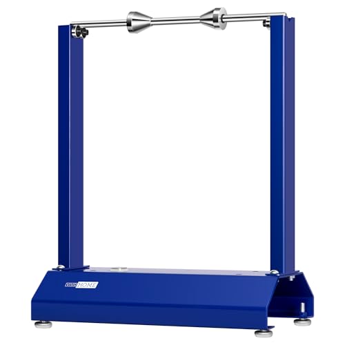 VIVOHOME Motorcycle Bike Wheel Balancer, Rim Tire Alignment Balancing Tools for Most Motorcycles and Sport Dirt Bikes with Adjustable Centering Cones, Blue - color: Blue