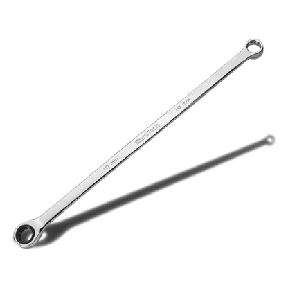 DURATECH 10mm Extra Long Ratcheting Wrench, Metric, CR-V Steel - size: 10mm