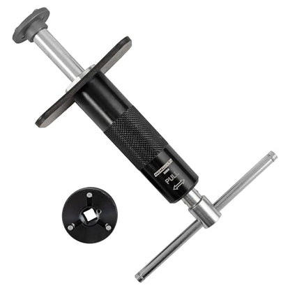 OEMTOOLS 35058 Brake Caliper Piston Rewind Tool, Spring Loaded Brake Caliper Wind Back Tool, Universal Rear Piston Brake Caliper Retractor Tool , Black - style: Brake Caliper Piston Rewind Tool