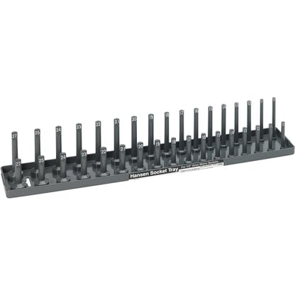 Hansen Global Regular and Deep Socket Tray - 1/2in. Metric (1202)