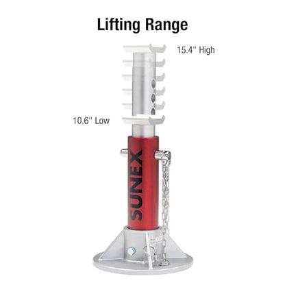 SUNEX TOOLS 1003AJ 3 Ton Aluminum Jack Stands